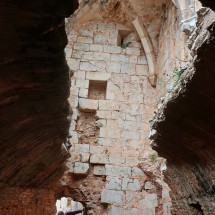 Marion in the chapel of the castle